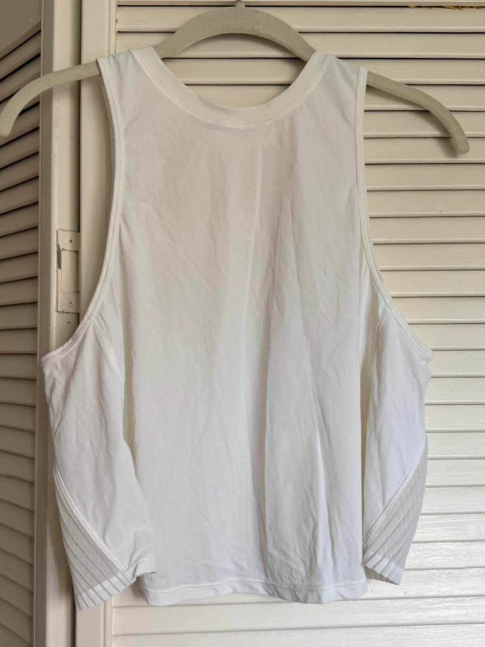lululemon athletica White Sleeveless Athletic Tank
